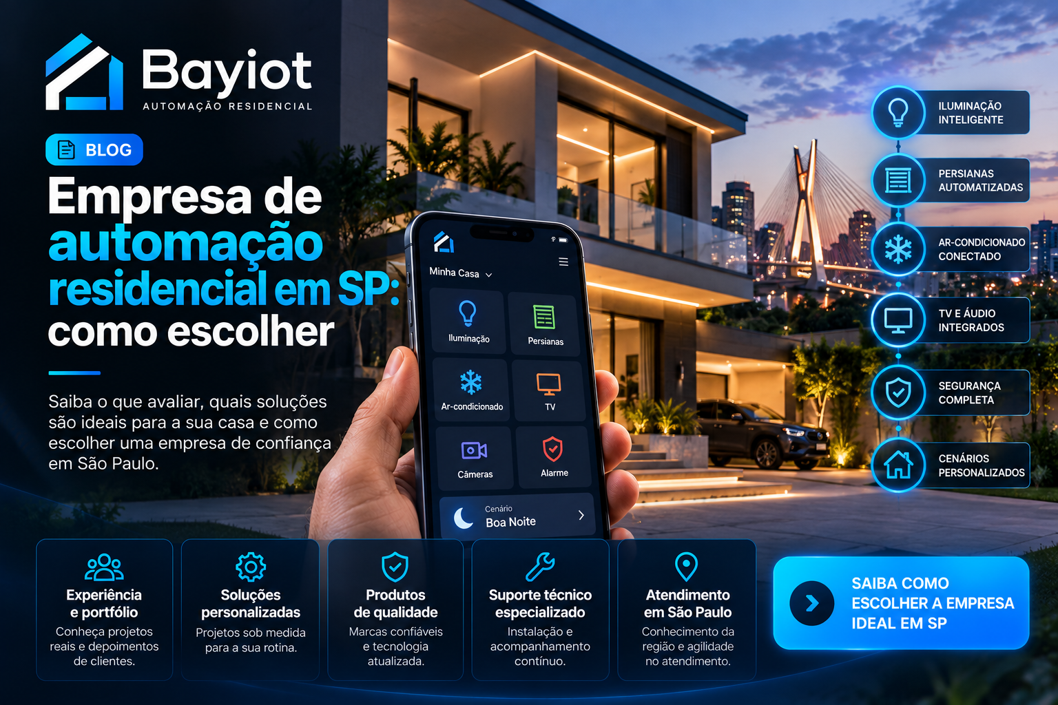 Empresa de automação residencial em SP: como escolher